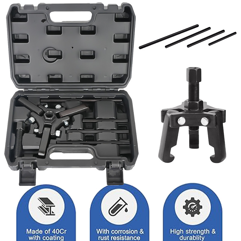 Harmonic Damper Pulley Puller 6-Piece Set for Chrysler GM Mitsubishi Vehicle US