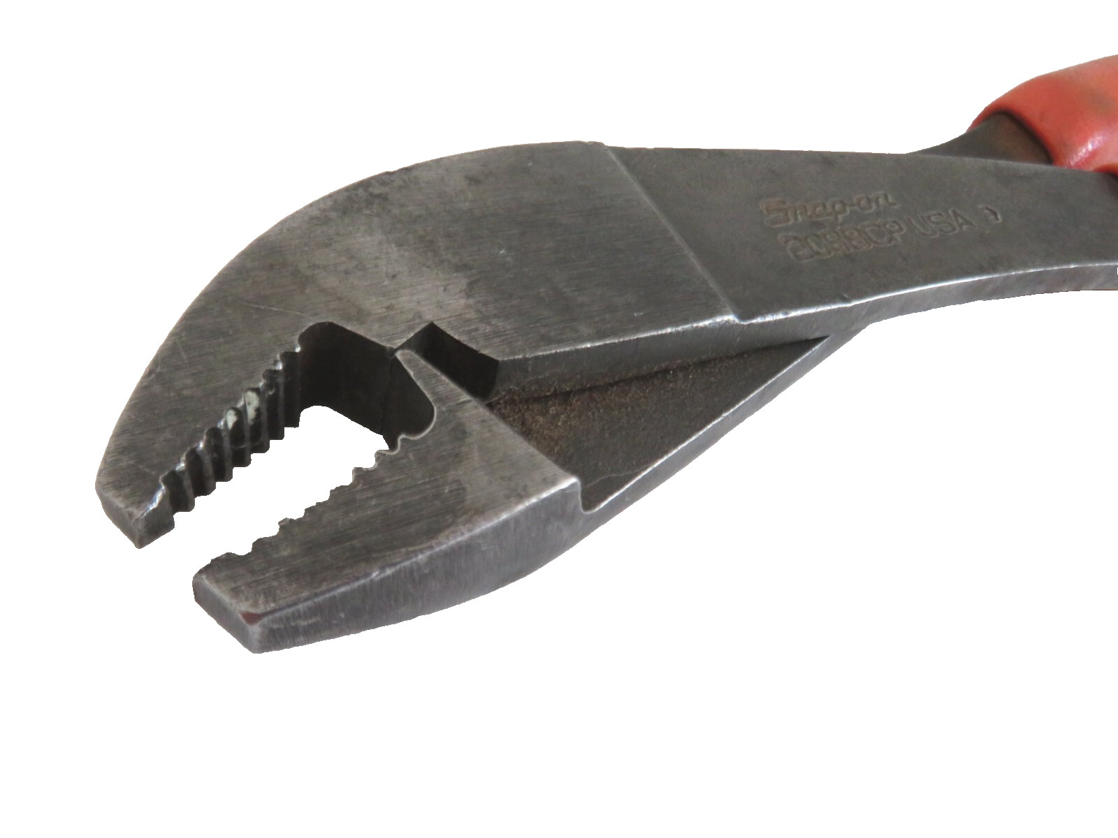 Snap-On 208BCP Pliers Orange Handle Rounded Nose Battery Terminal Pliers USA
