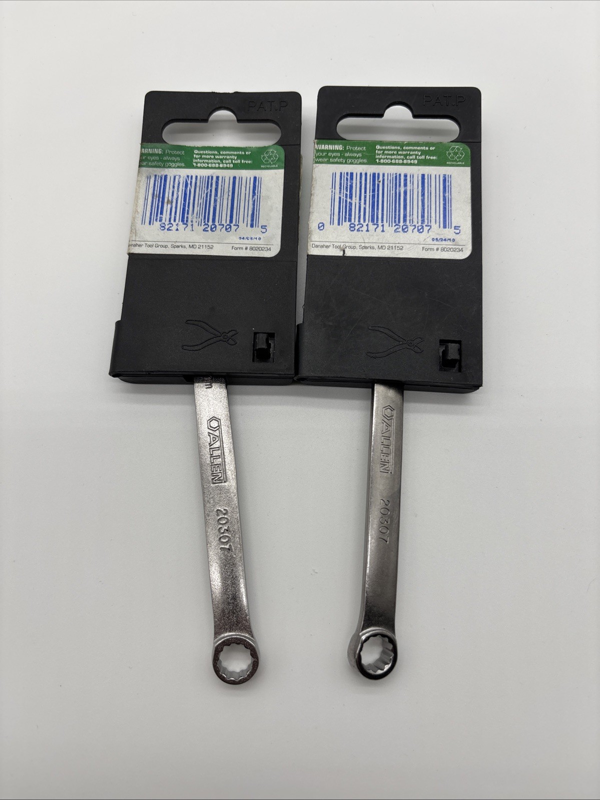 2 New Allen Industrial Tools 20707 7mm Combination Wrench Made in USA New