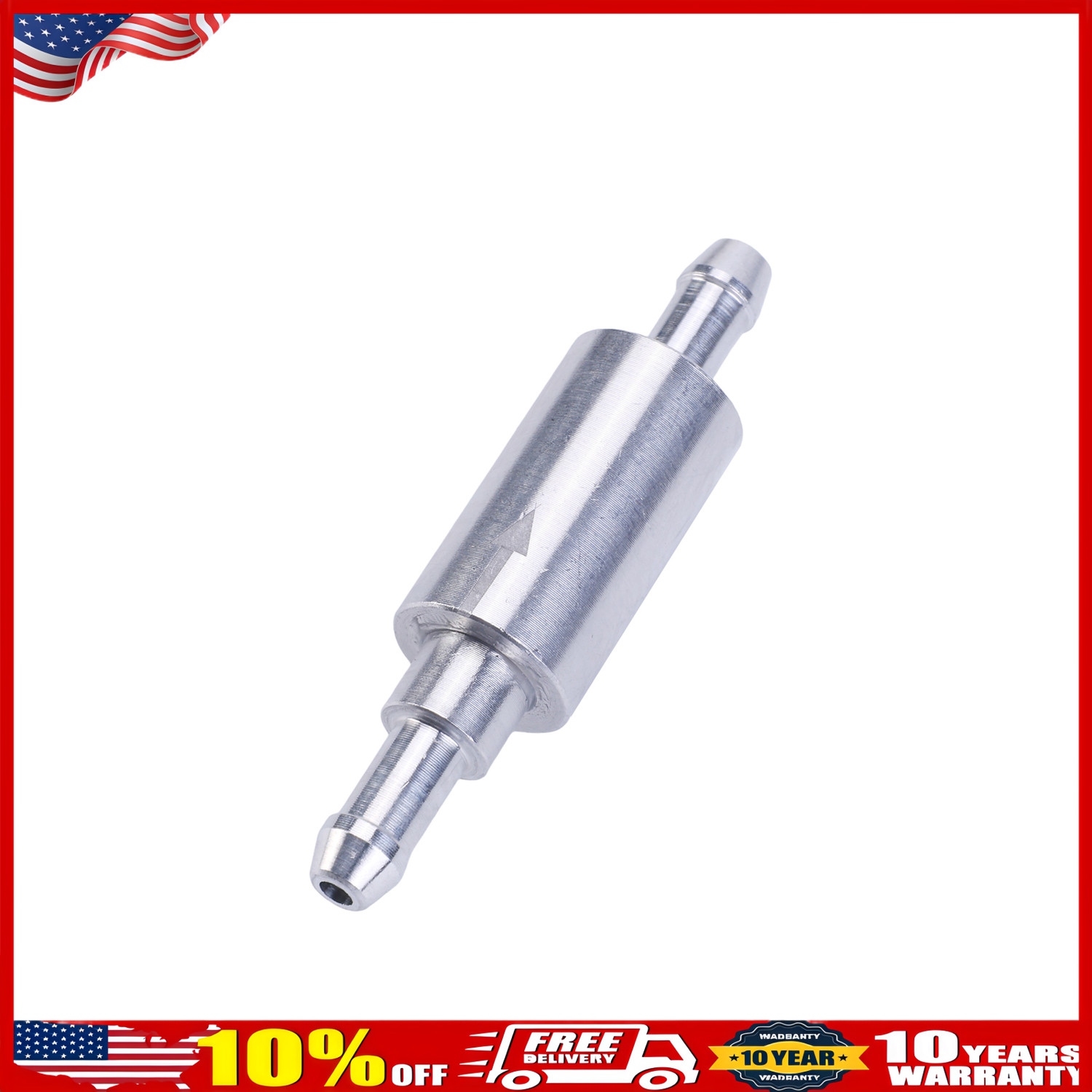 6 PCS BRAKE BLEEDER HOSE, ONE WAY CHECK VALVE TUBE BLEEDING TOOL KIT SILVER US