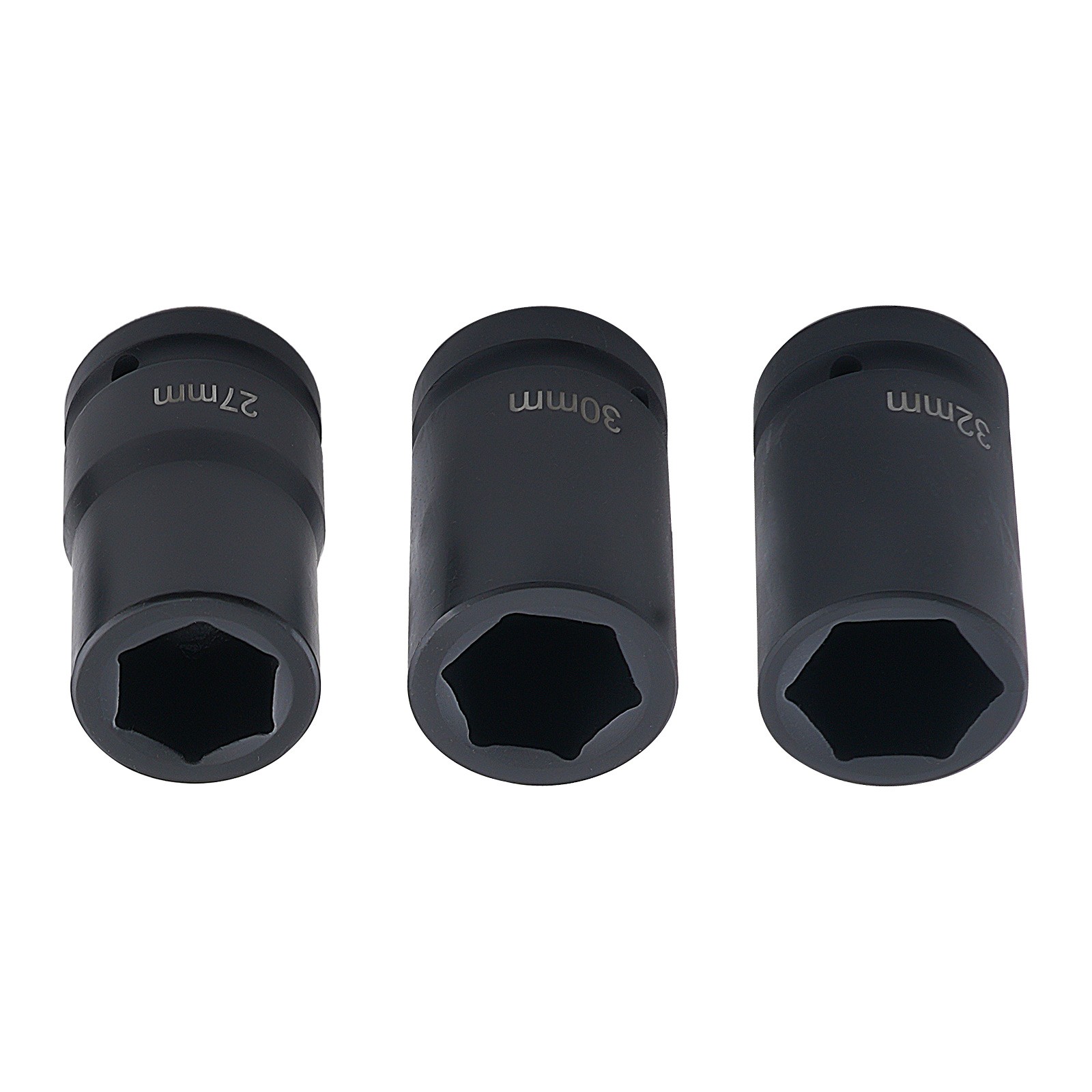 1in Drive 10pc Impact Socket Set 6-Point 22-50mm CR-V Agricultural Machinery