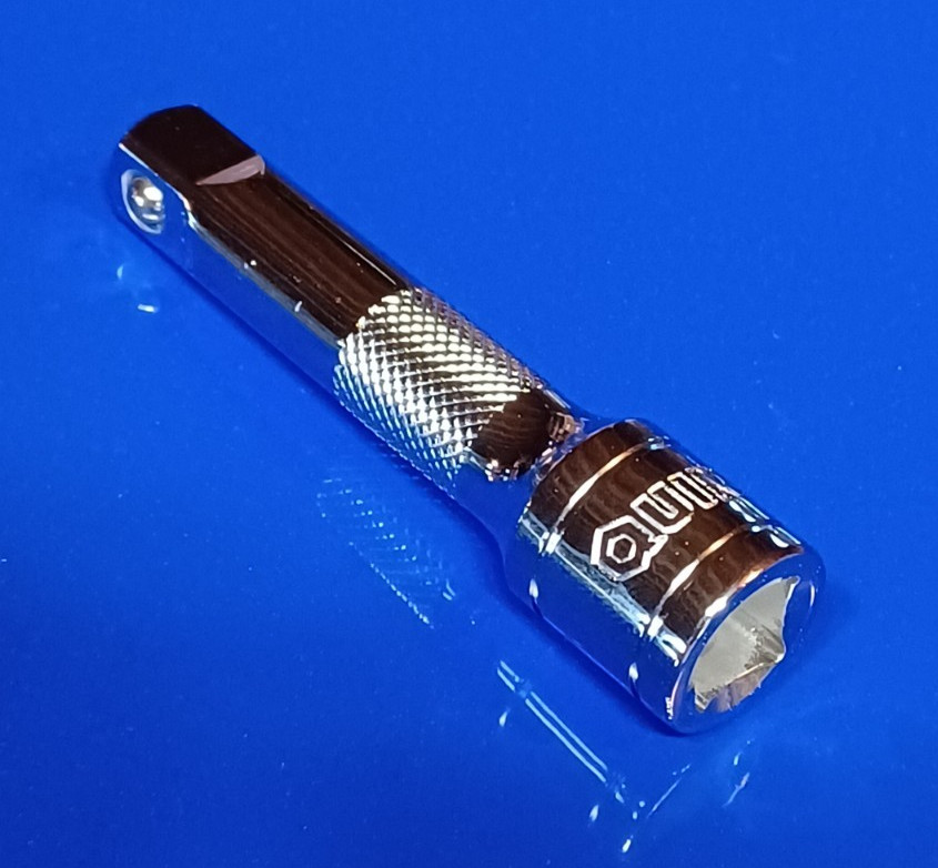Quinn 3/8″ Ratchet Socket Extension Bar Polished Chrome Pick a Length NEW