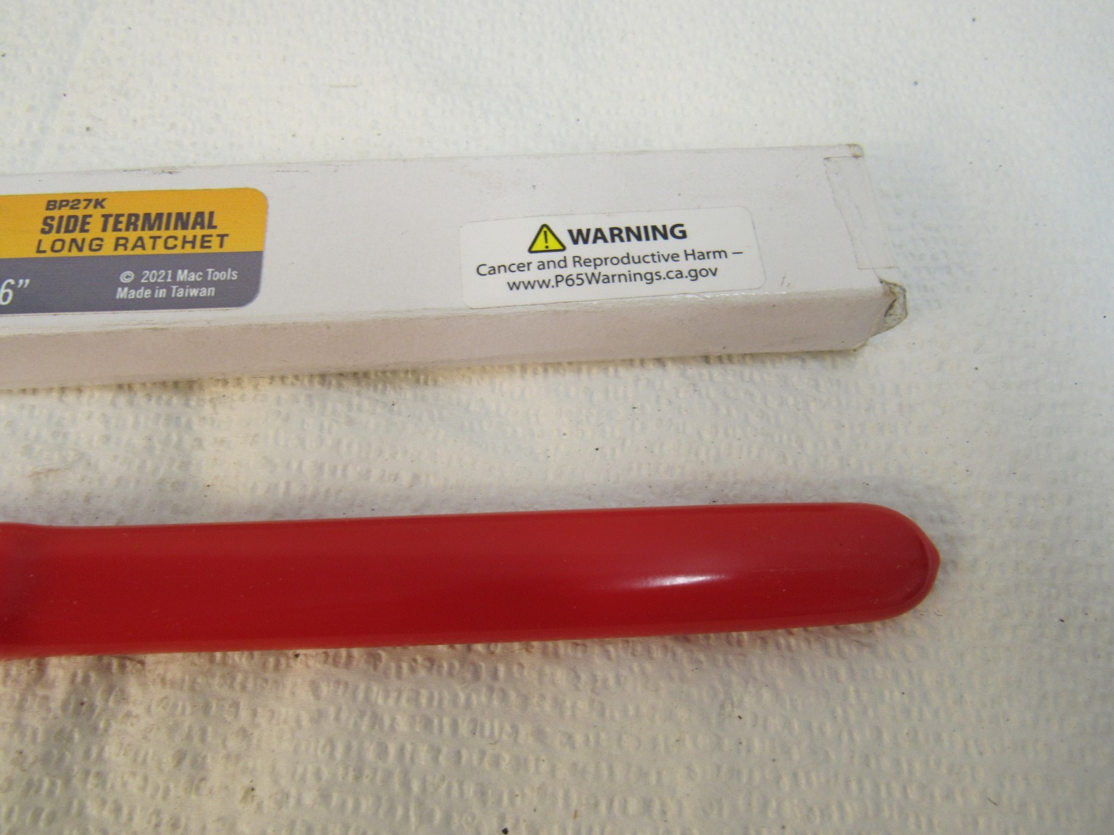 Mac Tools Side Terminal Long Ratchet Battery Post Ratchet 5/16″ BP27K Insulated