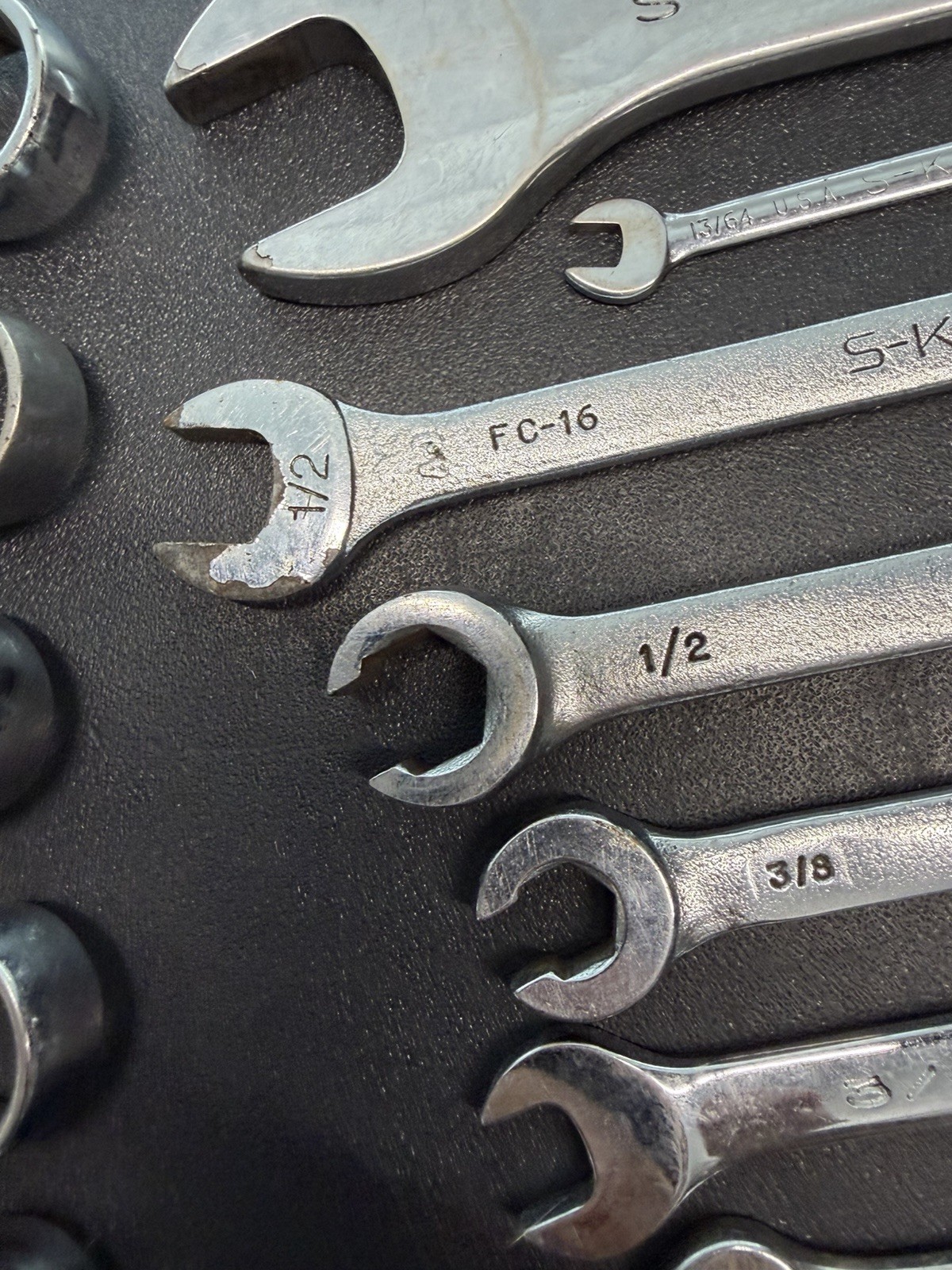 SK Tools Polished Wrench Lot Of 41