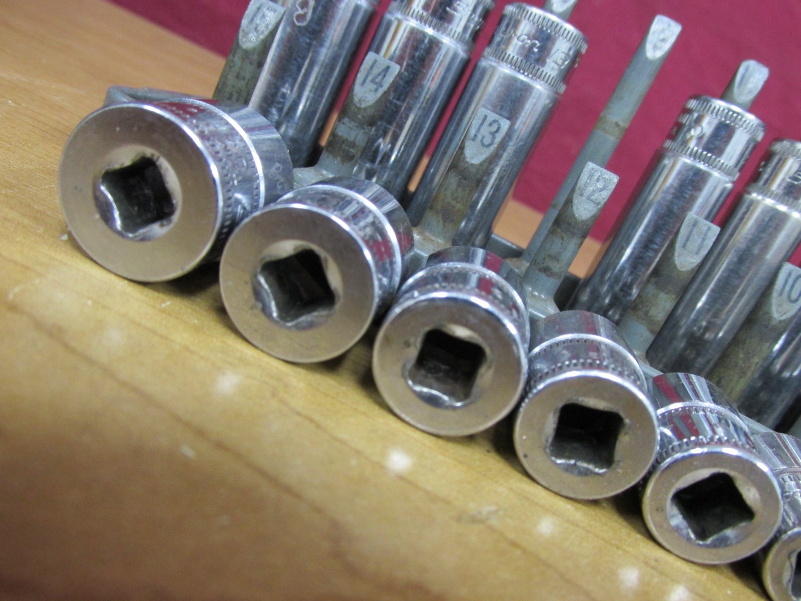 Snap On 25pc 1/4″ Dr 6pt METRIC Flank Drive Deep & Shallow 4-15 mm Socket Set