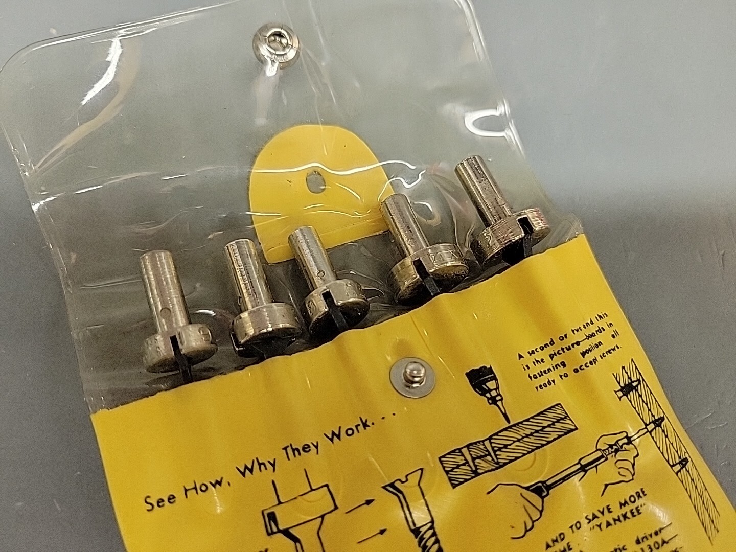Stanley 04-615 1525A Screw-Mate Drill Countersink Set NOS USA