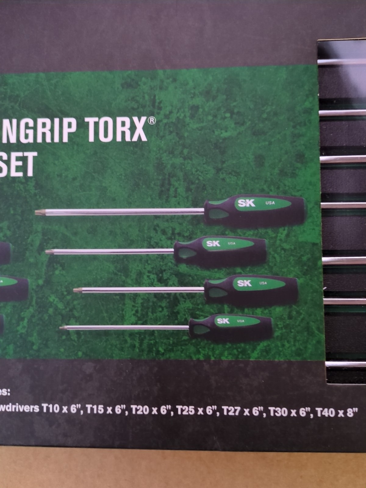 SK Professional Tools 7 Piece Cushion Grip Torx Screwdriver Set New Lifetime…