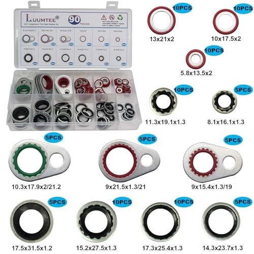 Car AC Repair Kit 838PCS R134A Valve Core Remover Installer Tool O Ring Seals