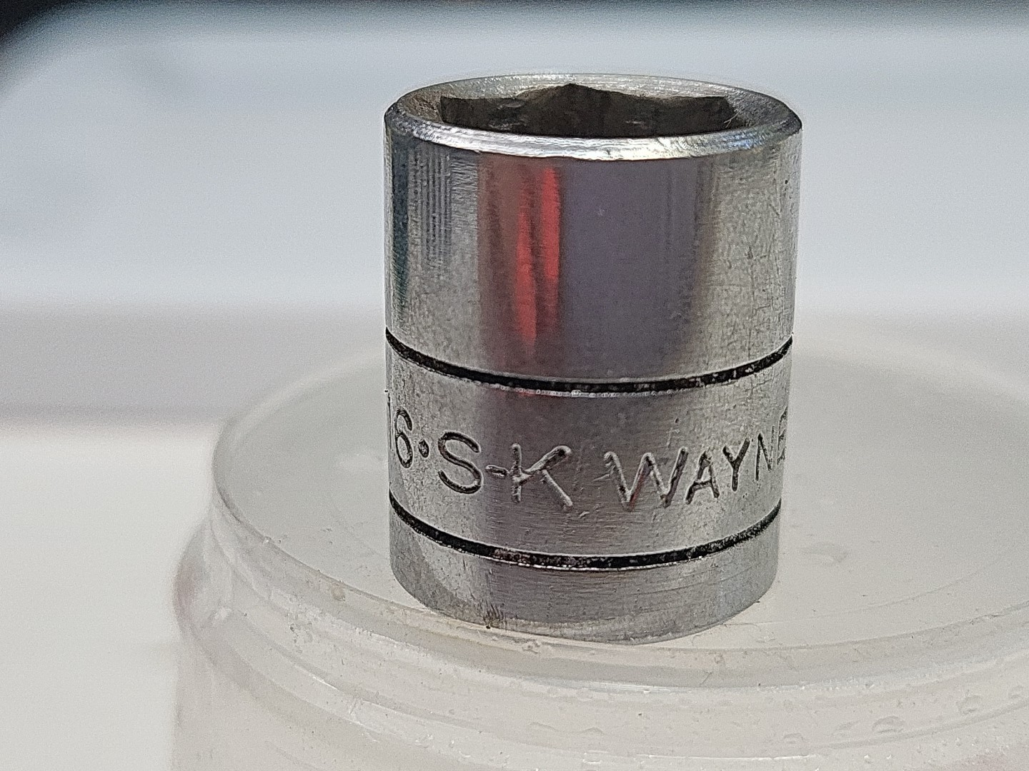 SK Wayne Hand Tools 45116 3/8″ Dr. 1/2″ 6pt Standard Socket ***USA***