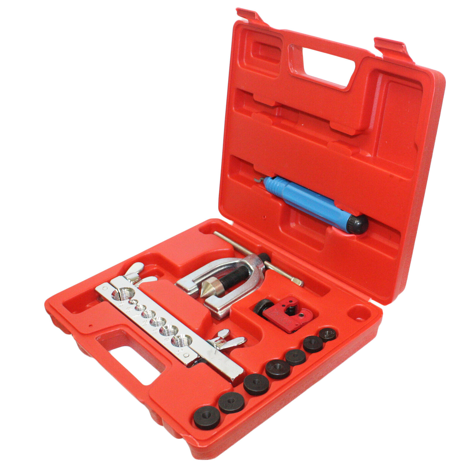 SAE Double Single Flaring Tool Kit Brake Line & Brass Tubing Tool 45 Degrees