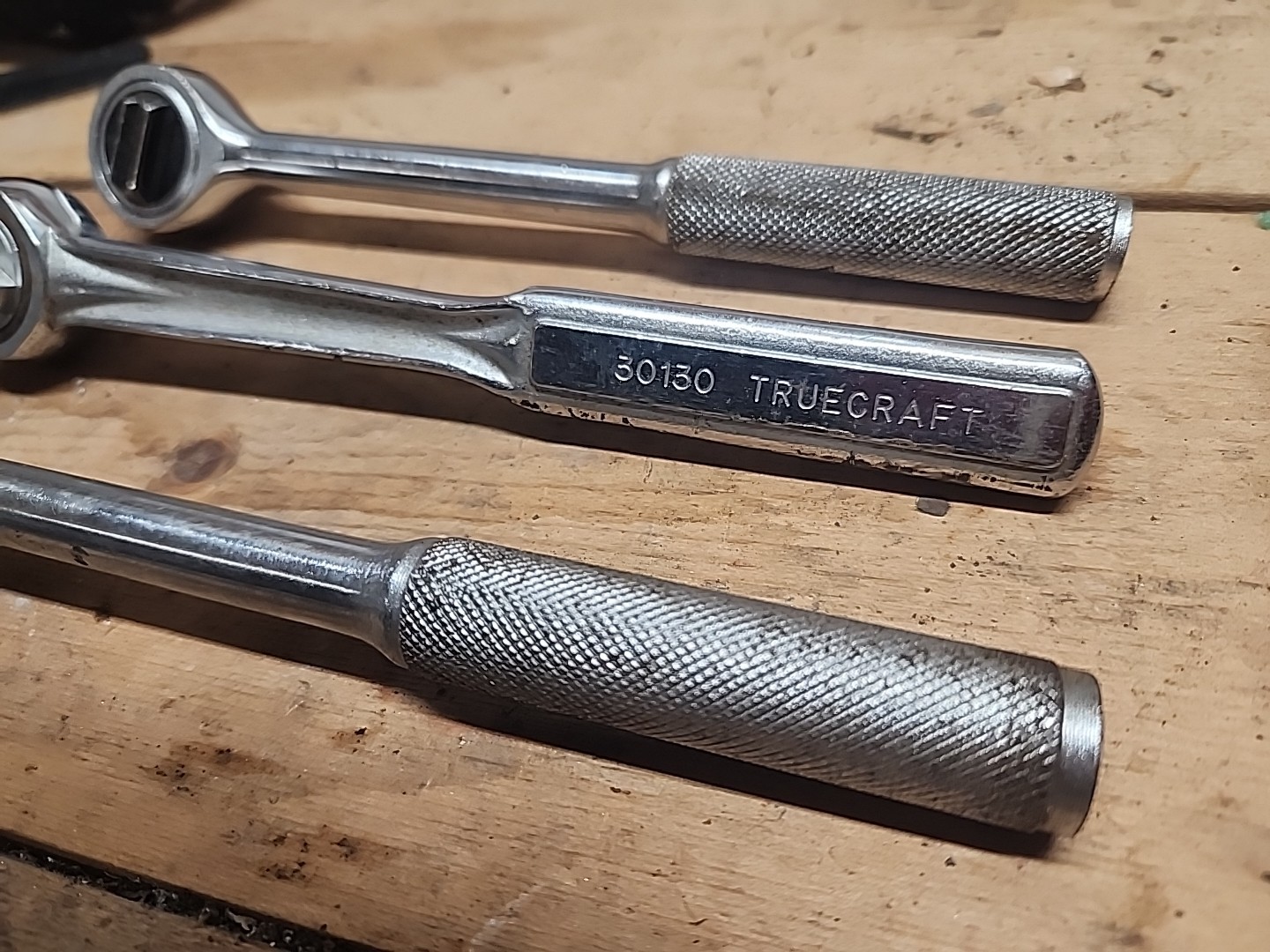 Truecraft 30130 3/8” Drive Ratchet & 2 Others All Made In Japan 3/8″ Vintage