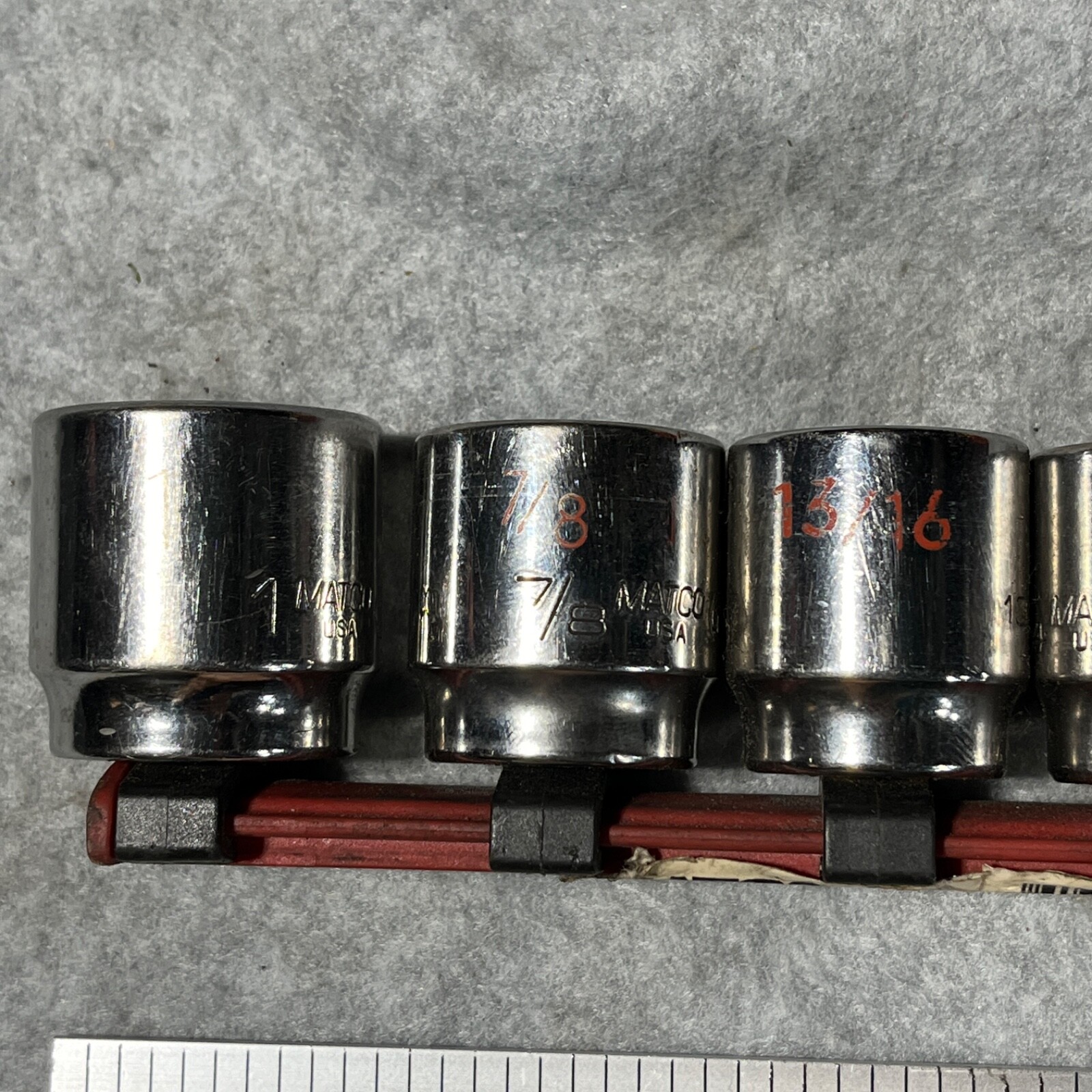 MATCO Tools 3/8″ Shallow SOCKETS Set of 7 – B246a SBP126V on clip