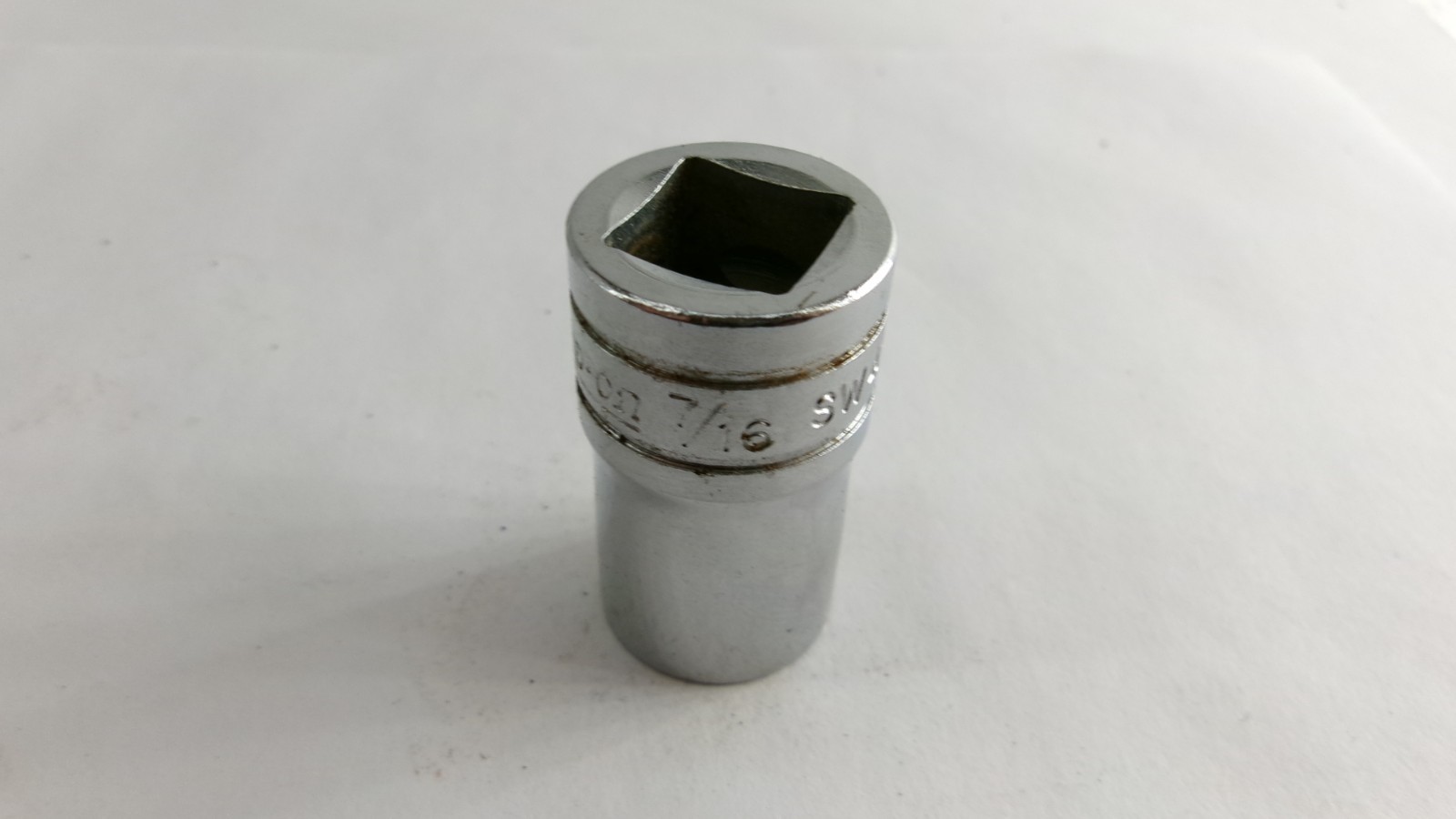 Snap-on tools USA 1/2″ drive 7/16″ SAE 8pt Double Square Socket SW414
