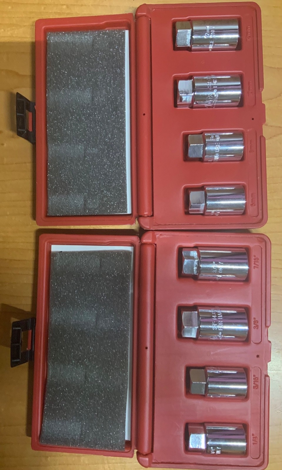 Mac Tools SR4MA Metric Stud Puller Set 4pc & SR4FA SAE Stud Puller Set 4-Piece