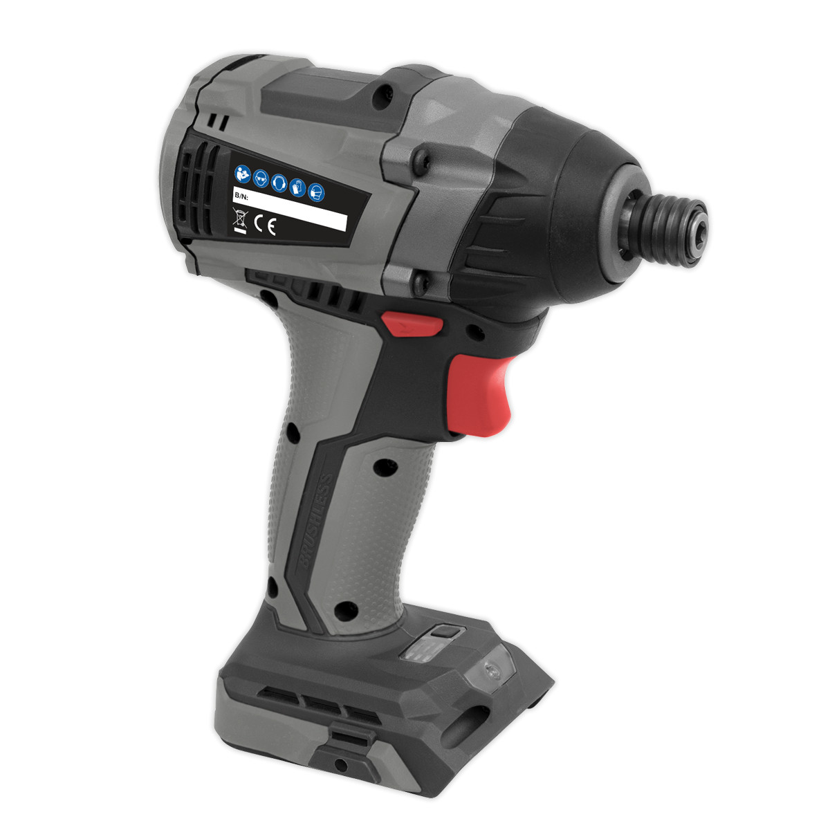 Sealey CP20VIDX Brushless Impact Driver 20V 1/4″Hex 200Nm – Body Only