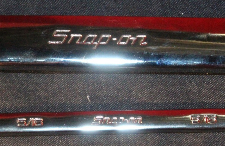 SNAP ON SOEX710 10 pc 12 point sae flank drive plus combo wrench set AO4078772