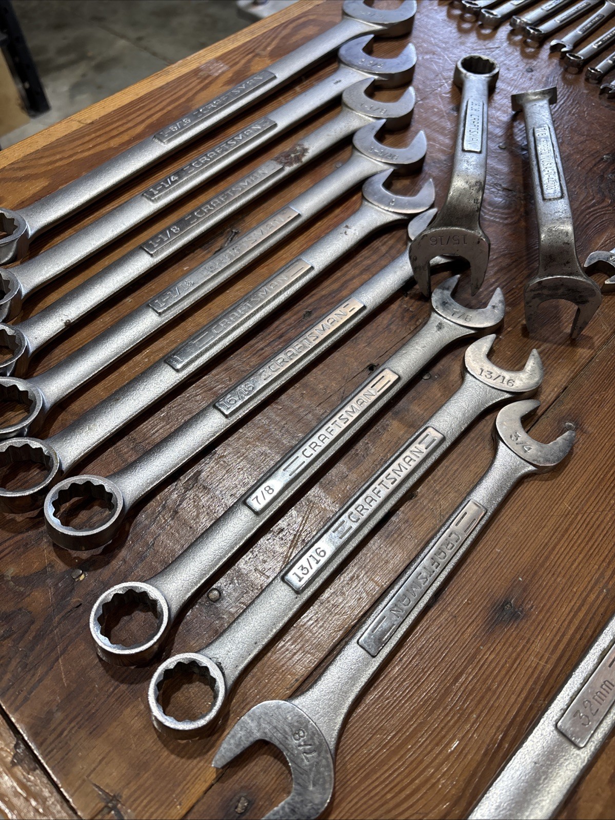 CFRAFTSMAN ( Lot Of 56 ) Open End Wrench’s Standard/Metric