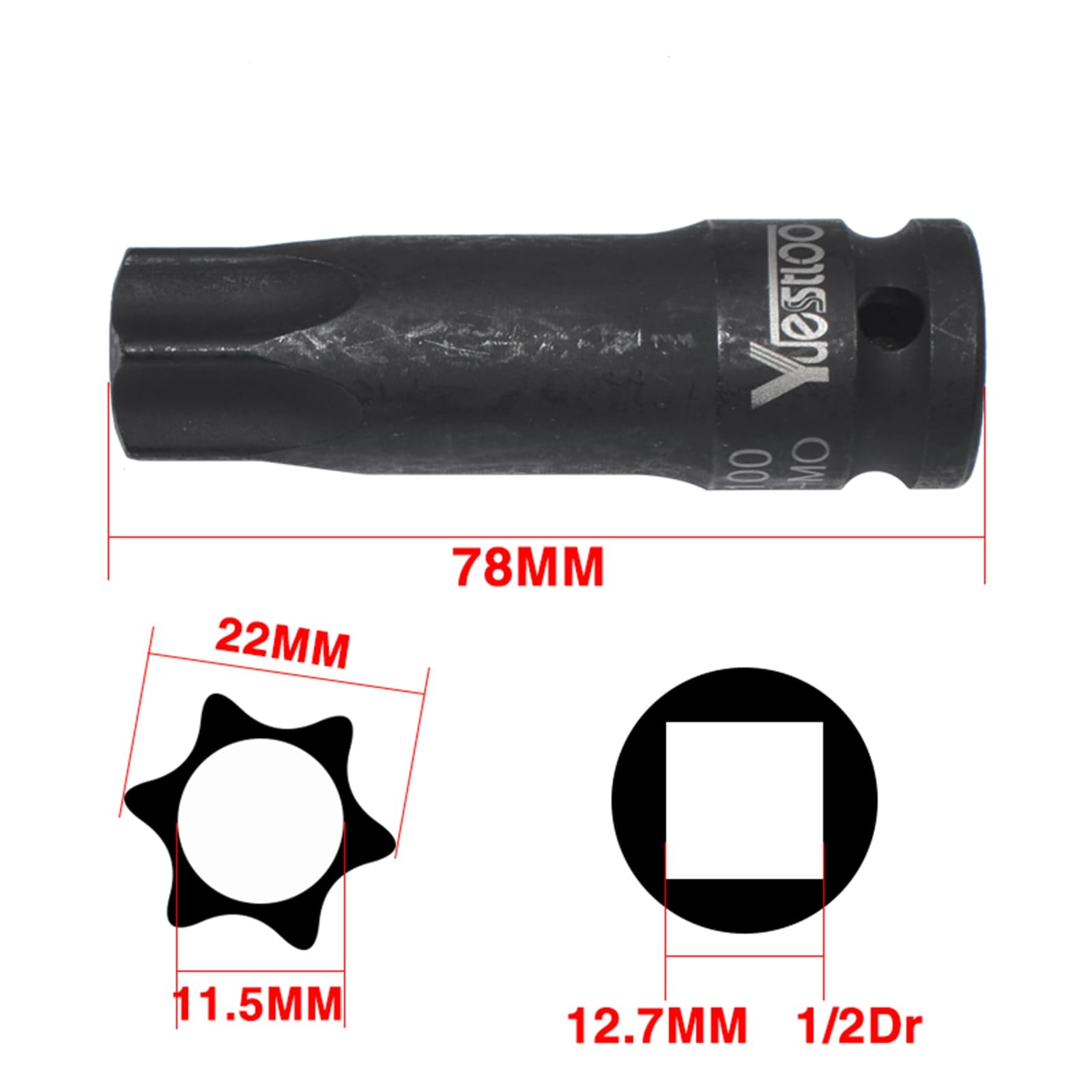 Yuesstloo T100 Camshaft Screw Removal Socket, Compatible with Mercedes Benz…