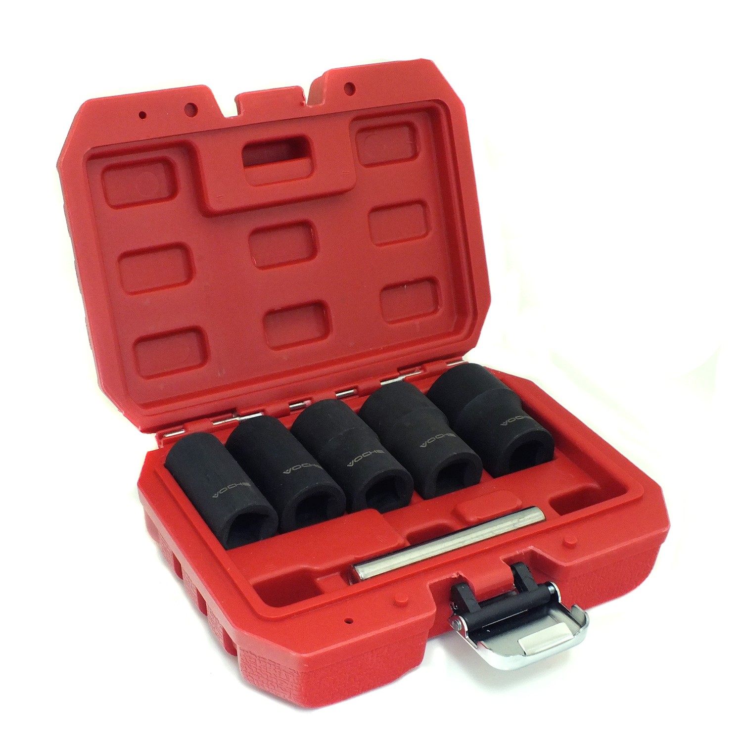 VOCHE 6PCE GRIP N TWIST SOCKETS LOCKING WHEEL NUT REMOVER DAMAGED ROUNDED BOLTS