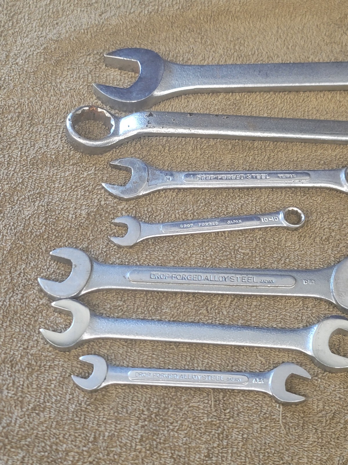Kal Sae Combination Wrench Set 15/16 3/4 11/16 9/16 7/16 3/8 5/16 3/16 USA