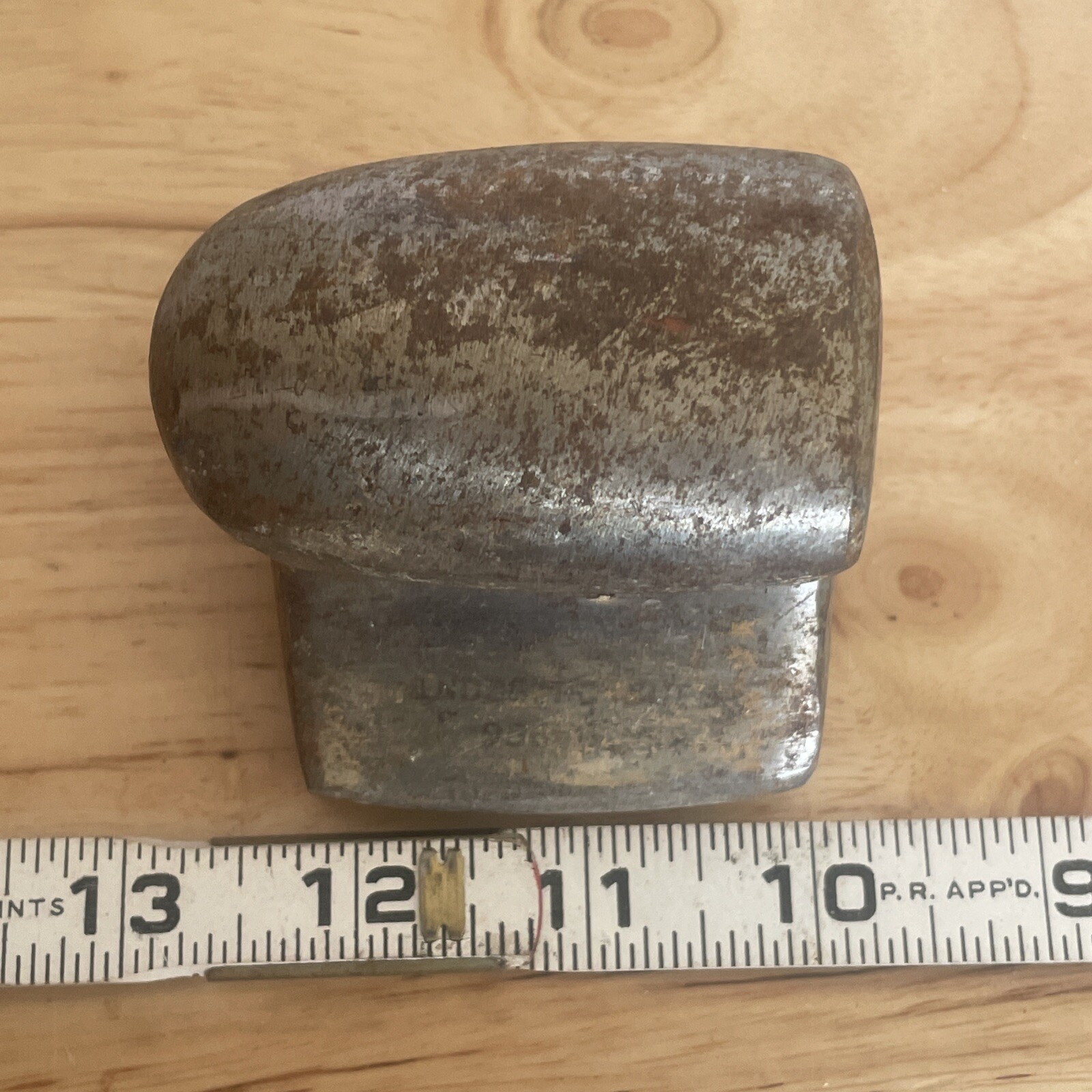 Indestro Super Dolly Hand Anvil Auto Body Tools Vintage 956 USA