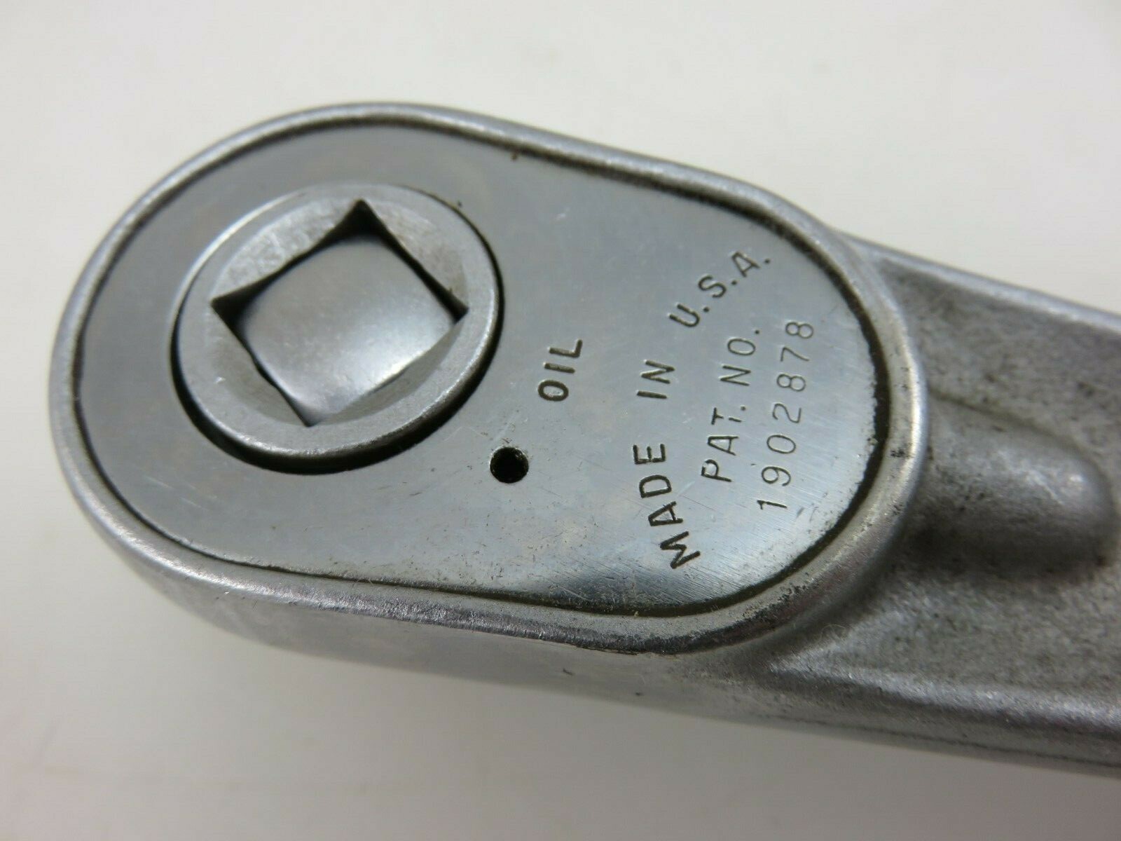 Indestro Super 3202R 1/2″ Dr. Push-Thru Drive Ratchet 9.25″ Long Vintage USA