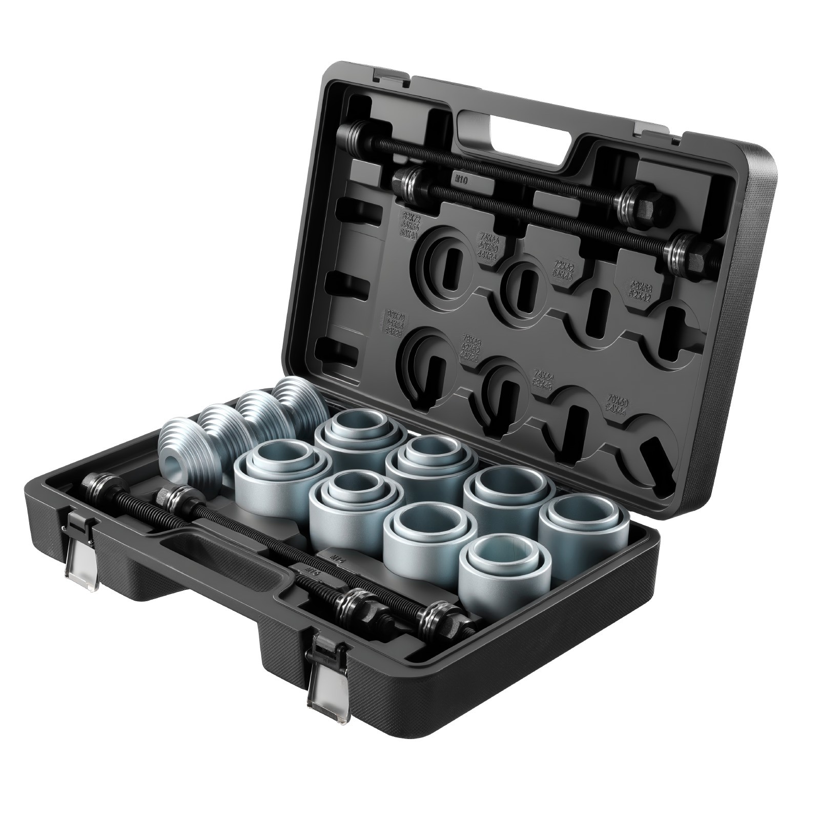 VEVOR Pull and Press Sleeve Kit Bush Bearing Removal Insertion Tool Set 28 PCS
