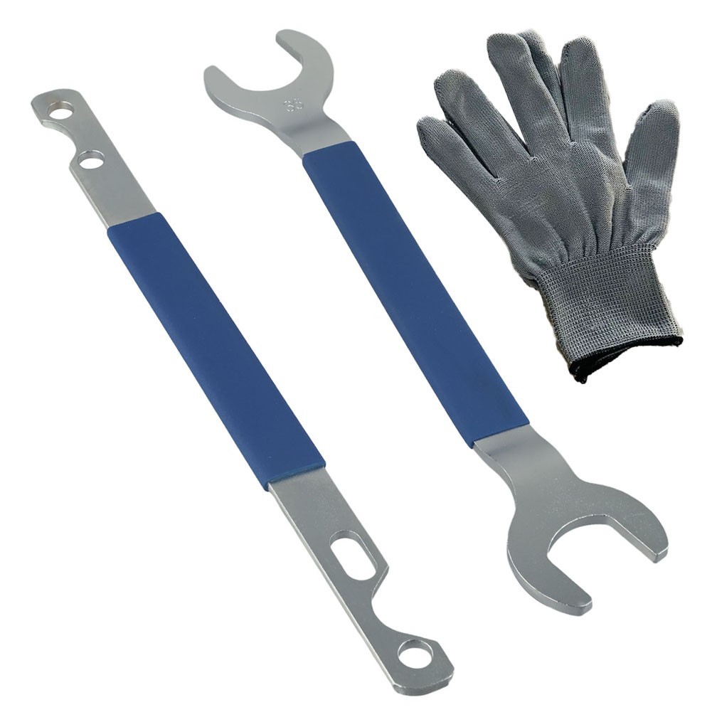 Fan Clutch Wrench Set,32mm & 36mm Wrenches – Essential Tool with Gloves