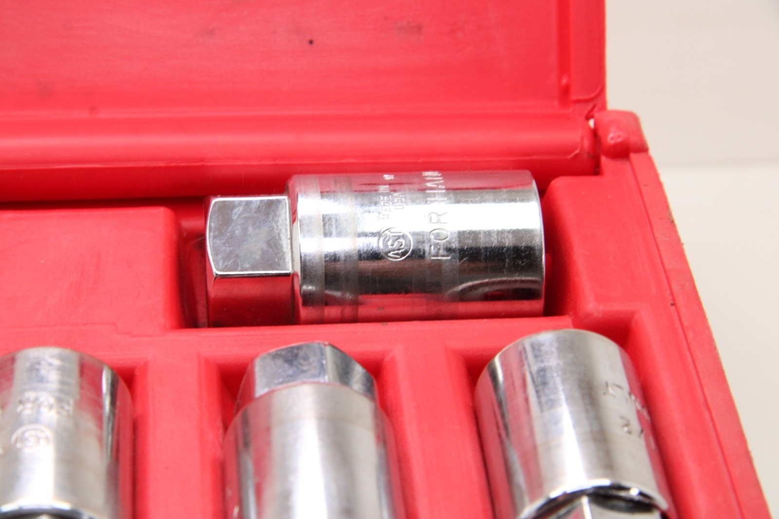 AST Tools 7 Piece SAE Chrome Standard Size Stud Puller/Remover Socket Set USA