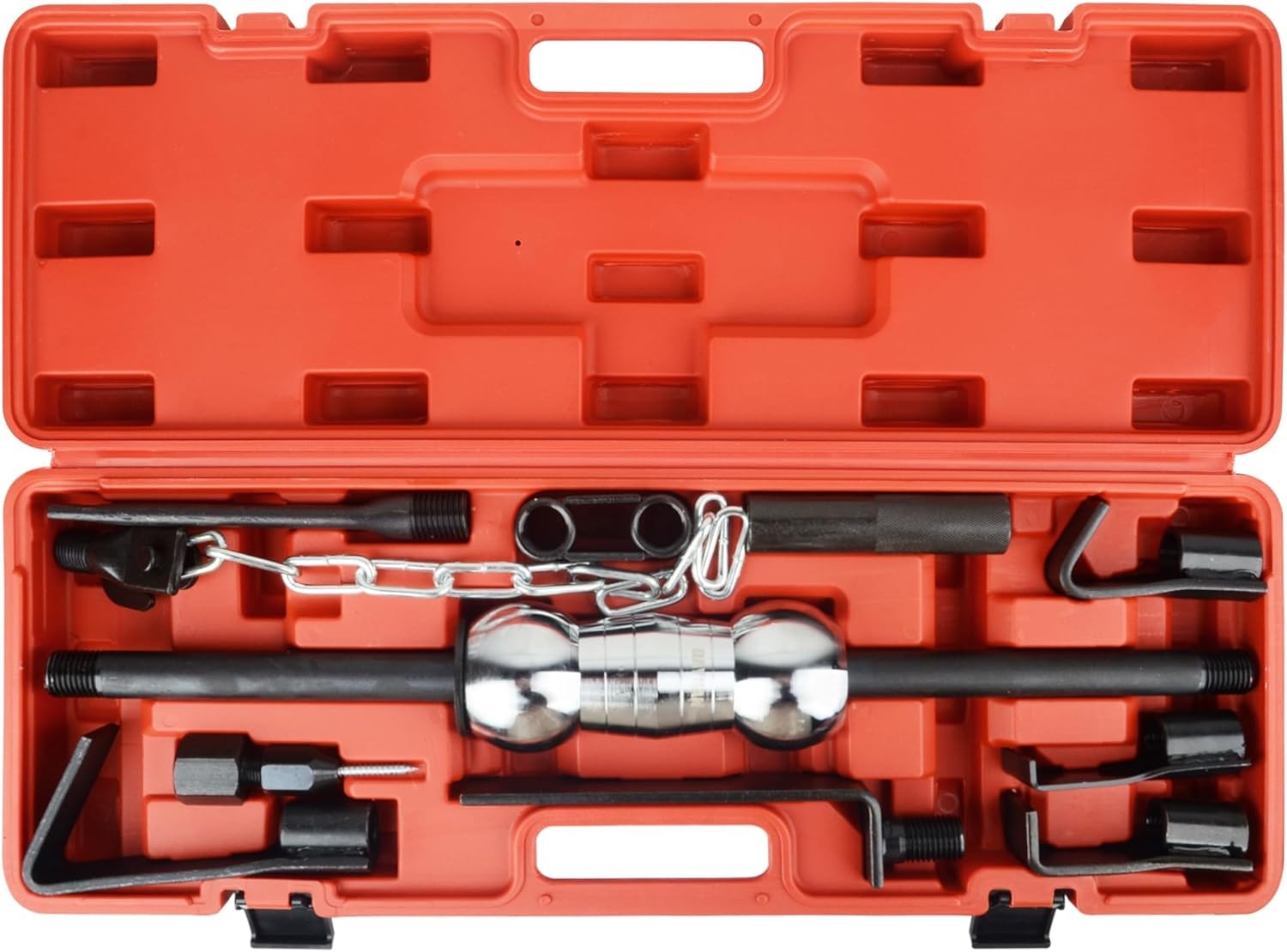 DAYUAN 13PC Dent Puller with Slide Hammer Auto Body Truck Repair Black,silver