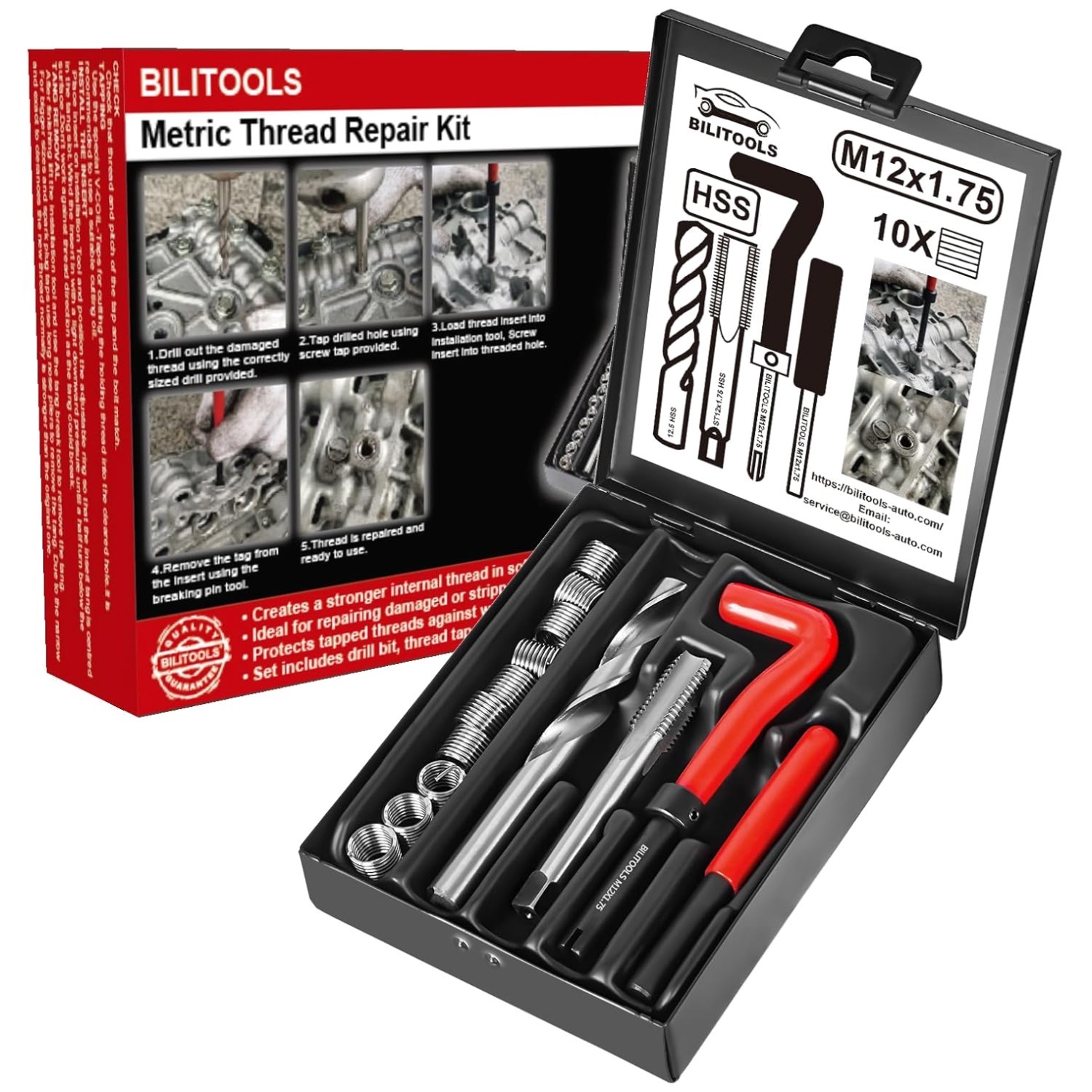 Metric Thread Repair Kit M12x1.75
