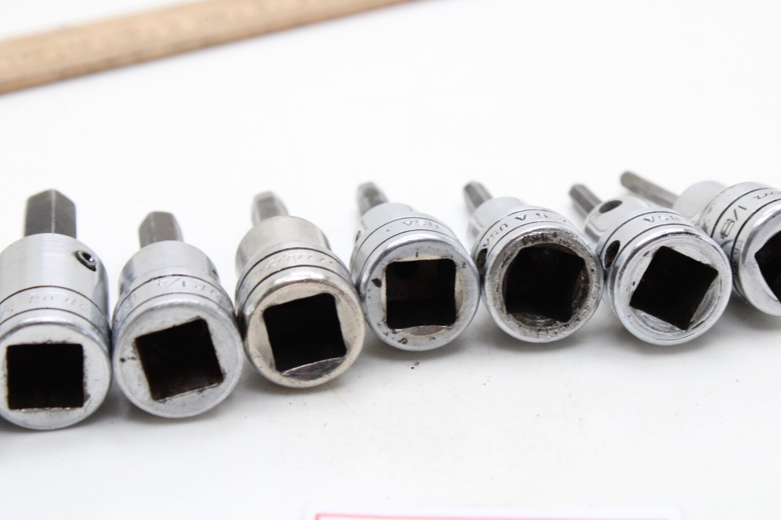 Snap-On FA 4.5A-FA12A 9/64″-3/8″ 8 Piece 3/8” Drive Hex/Allen Socket Driver Set
