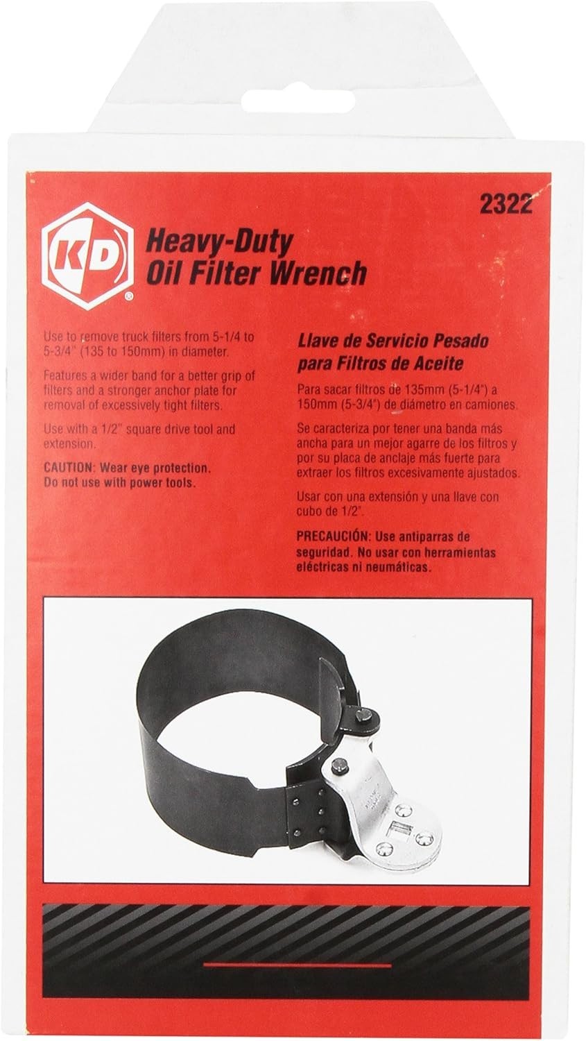 Heavy Duty Oil Filter Wrench | 5-1/4″ to 5-3/4″ | 2322D