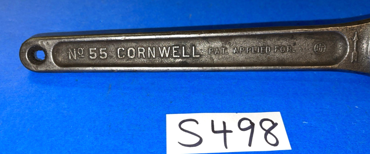 CORNWELL TOOLS VINTAGE 1/2 DRIVE RATCHET NO 55 SHIPPING INCLUDED