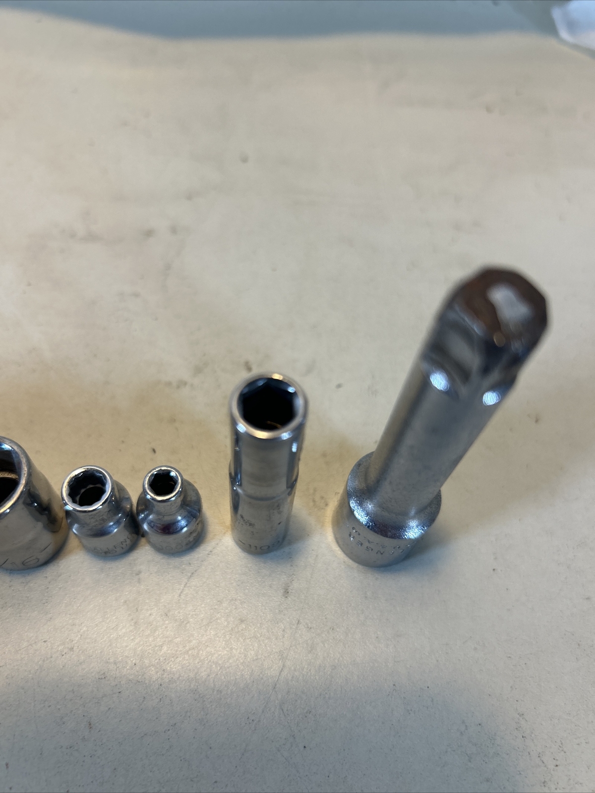 Lot Of Proto Challenger 1/4 3/8 1/2 Dr Sockets 13/16 5/8 1/2 14 7/16 7/32 4 9/32