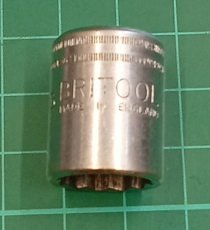 BRITOOL ABM13, 3/8″ Drive, 12 Point, 13mm Socket, Made In England