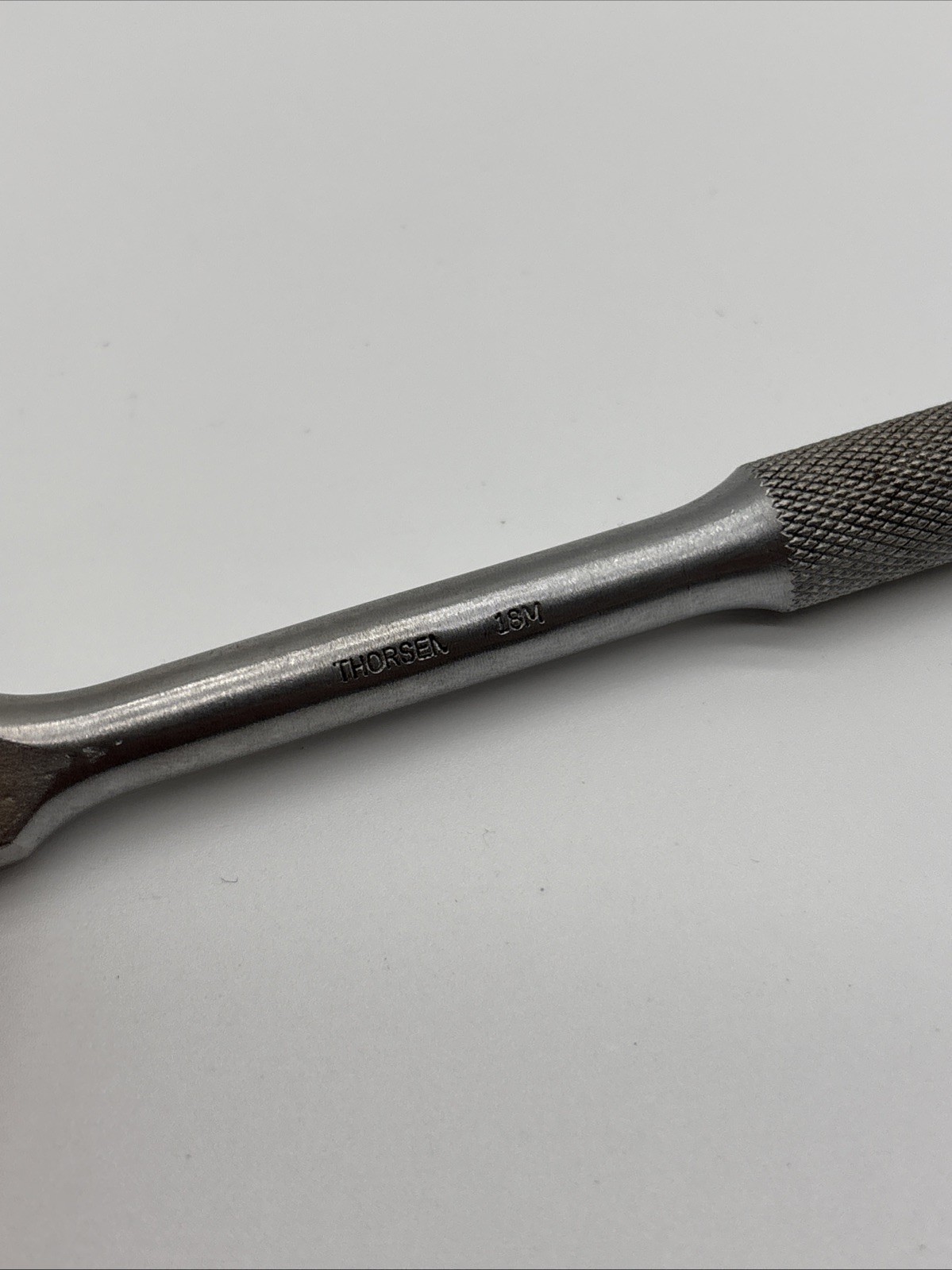 Thorsen 18M 1/4″ Drive 5″ Long Knurled Handle Mini Breaker Bar USA NICE