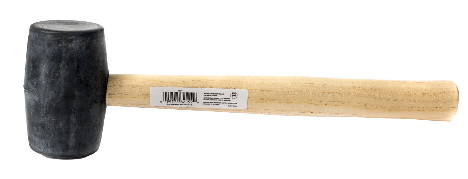 GearWrench Rubber Mallet Lightweight Hickory Wood Handle 16 Ounce Model ID 82259