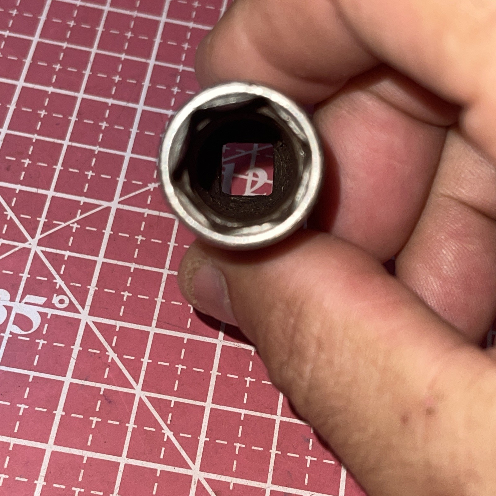 Snap on USA S9706 5/8 In SAE 3/8” Drive Spark Plug 6 Point Socket Vintage 5/8”