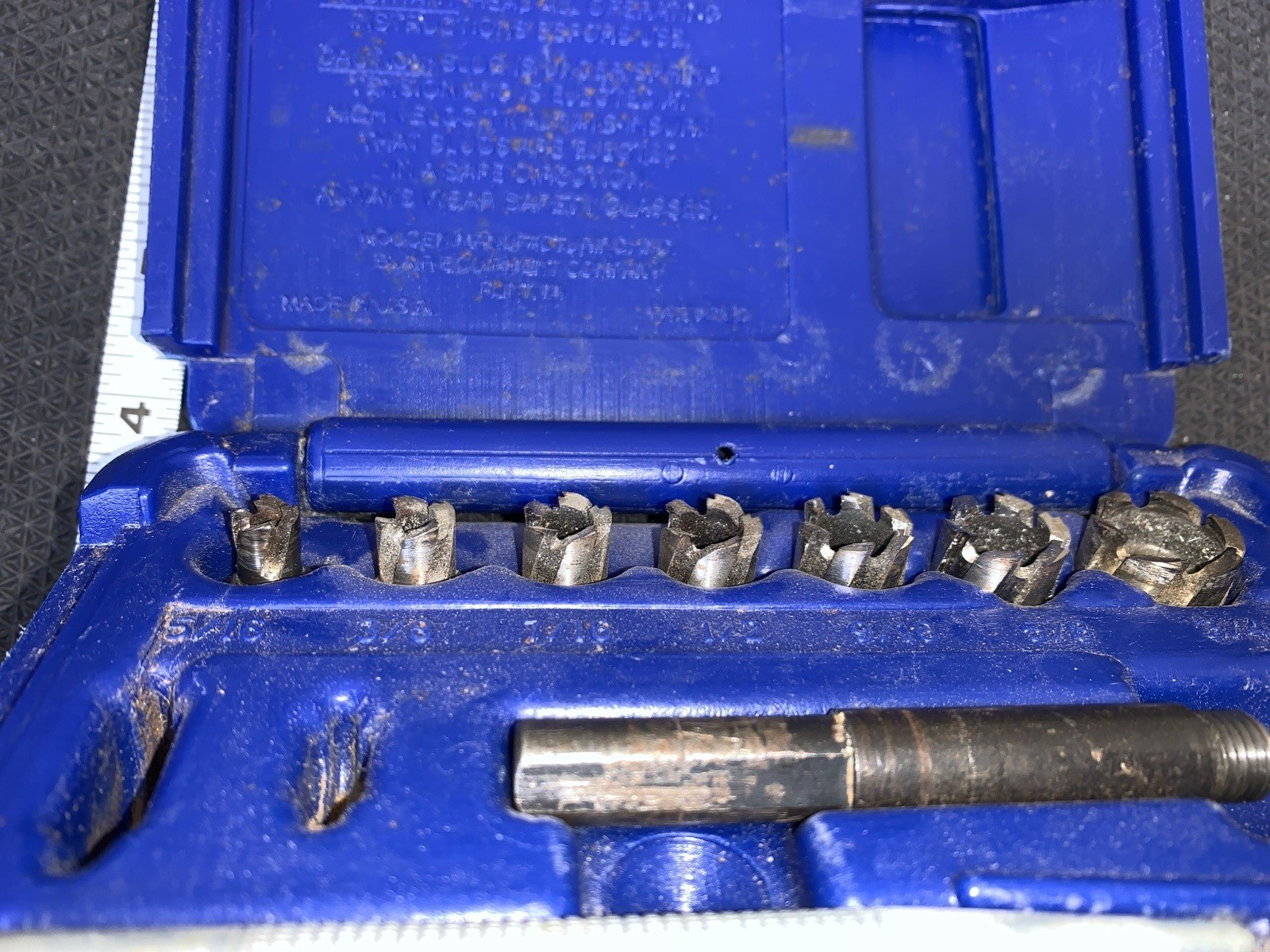 Blue-Point by Snap-on Sheet Metal Hole Cutter Kit # GA219B