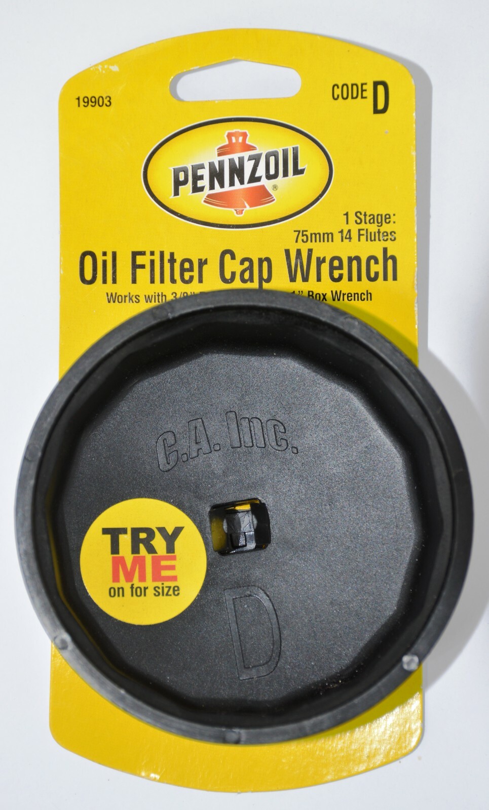 Pennzoil Oil Filter Cap Wrench 4 Sizes 65/67mm , 74/76mm , 93mm , 75mm NEW