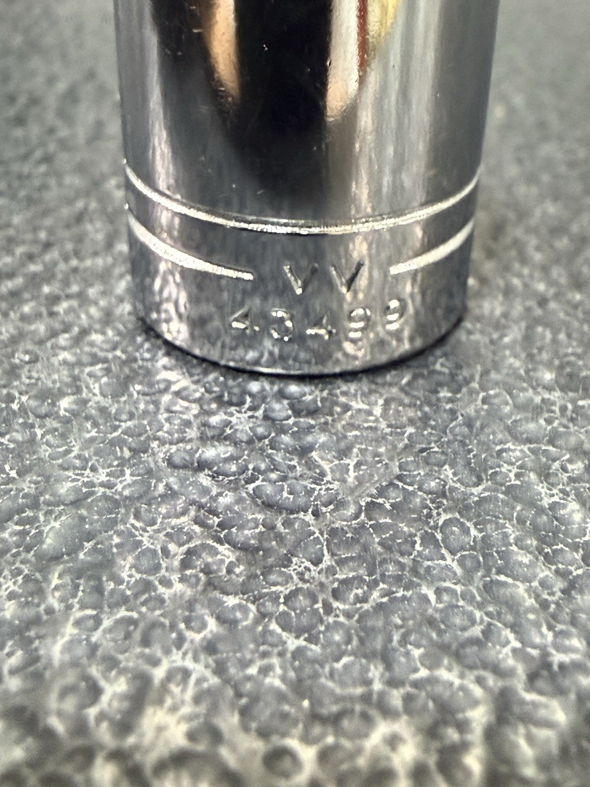 Vtg 1/2″ Craftsman VV-Series Part 43499 1/4″ Drive 6-Point Socket USA Made