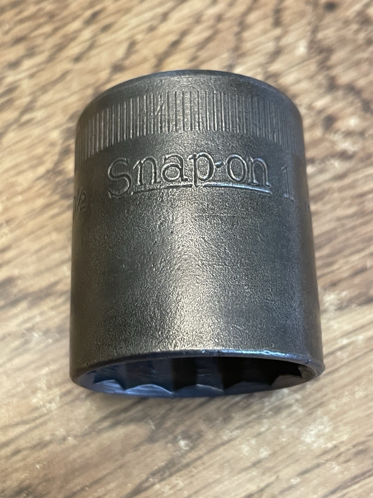 Vintage 1935 Snap On Sw320 1 inch 1/2 In Dr Shallow Socket.A True Collectable