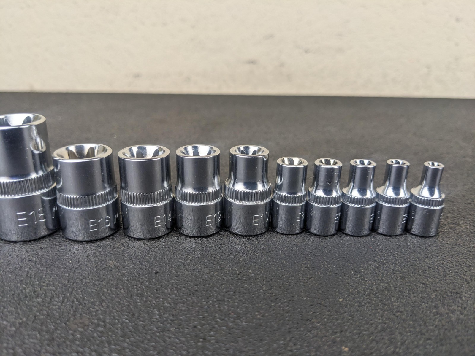 #bp435 MAC Tools NEW SMXVE11B 11 Piece Inverted Star Socket Set