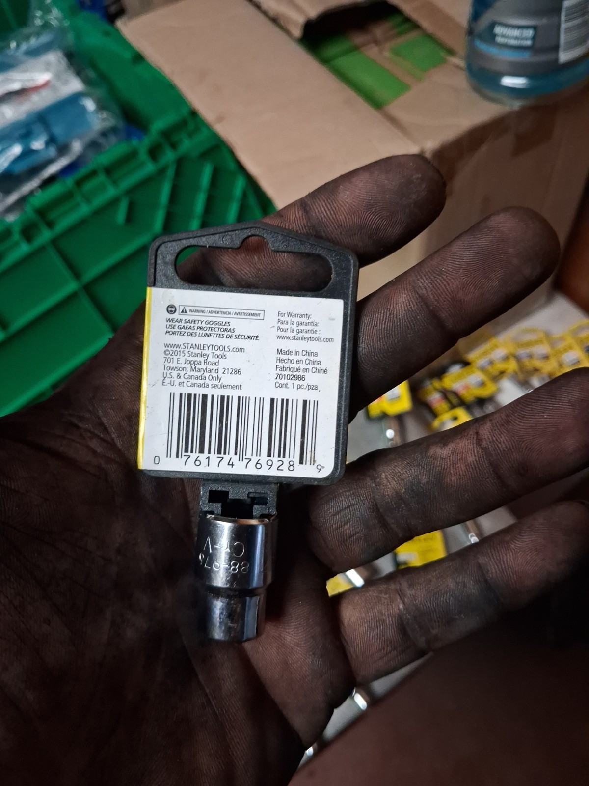 Stanley 3/8” Socket 3/8” Drive SAE 6 Point New 88-976