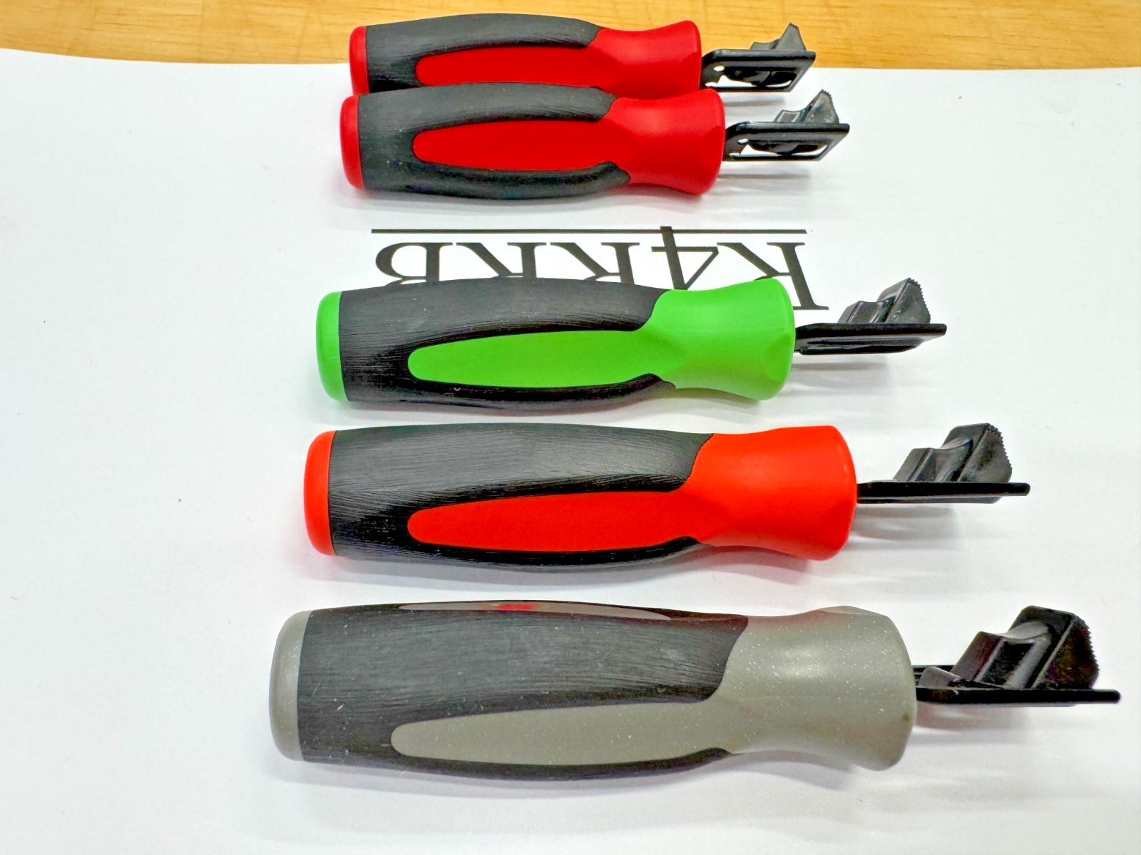 Snap-on Tools USA NEW COLOR MIX Soft Grip Feeler Gauge Holders LOT SET FB336MCx5