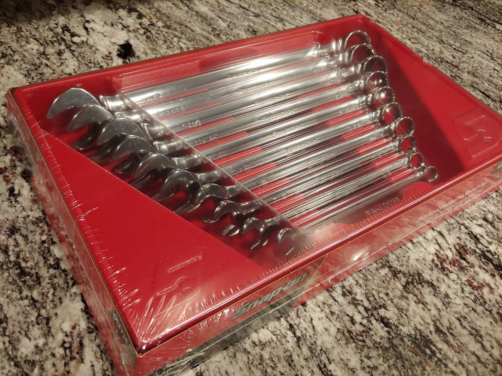 Snapon Tools 10pc Flank Drive Wrench Set 5/16-7/8 – SAE – SEALED