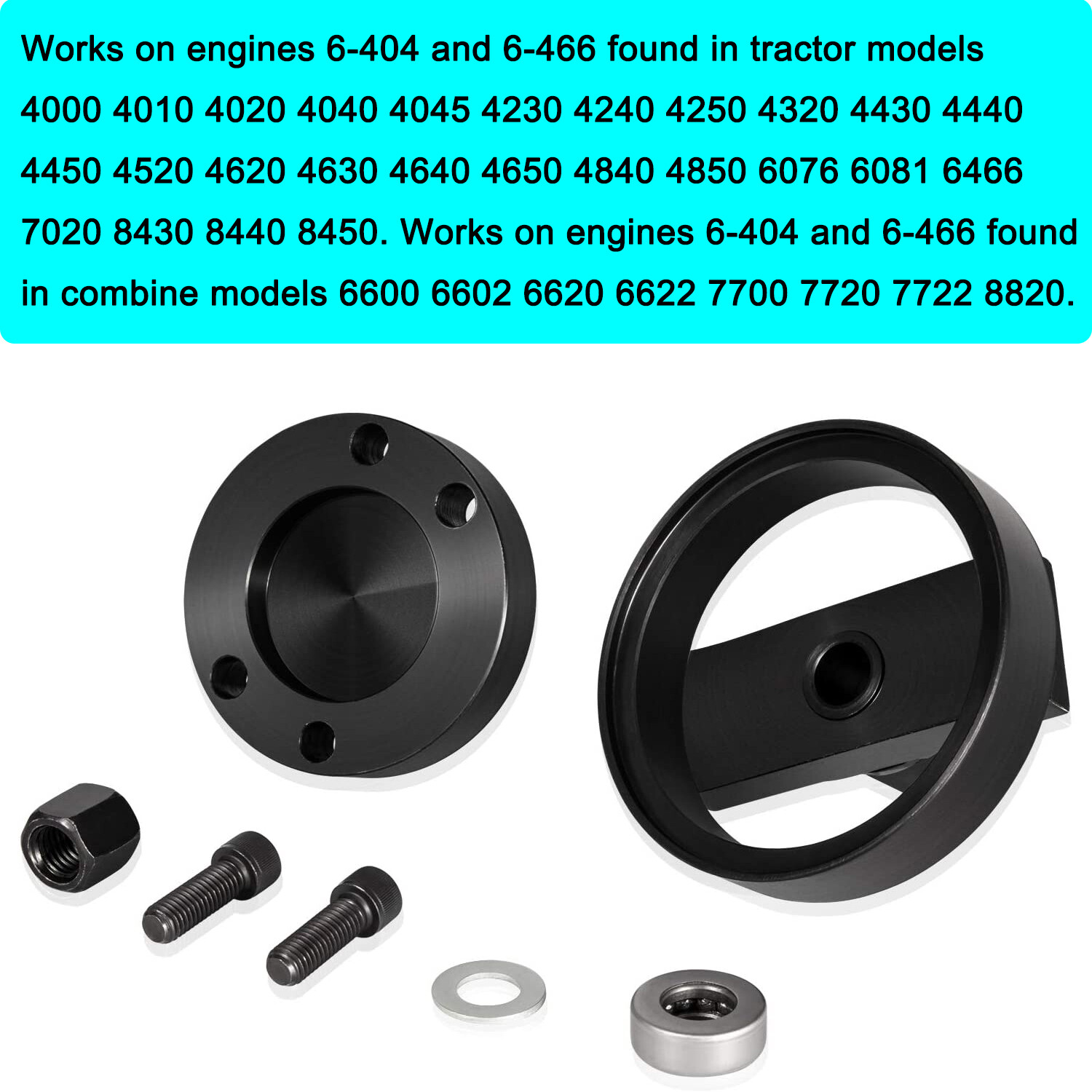 Crankshaft Rear Main Seal Wear Sleeve Installer for John Deere 4000, 4010, 4020