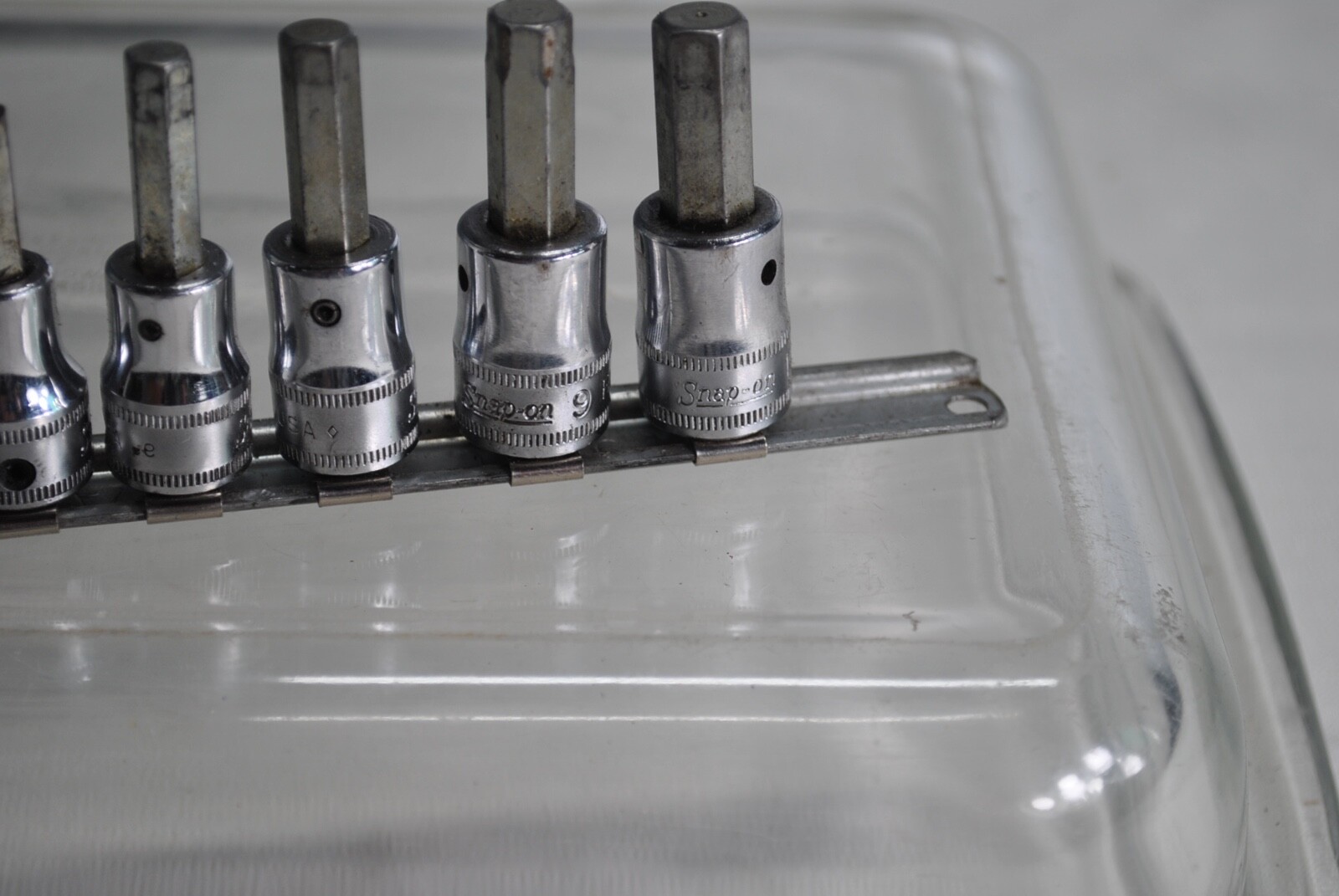 Snap On 4mm thru 10mm 3/8″ Drive Metric Seven (7) Piece Hex Bit Socket Set – USA