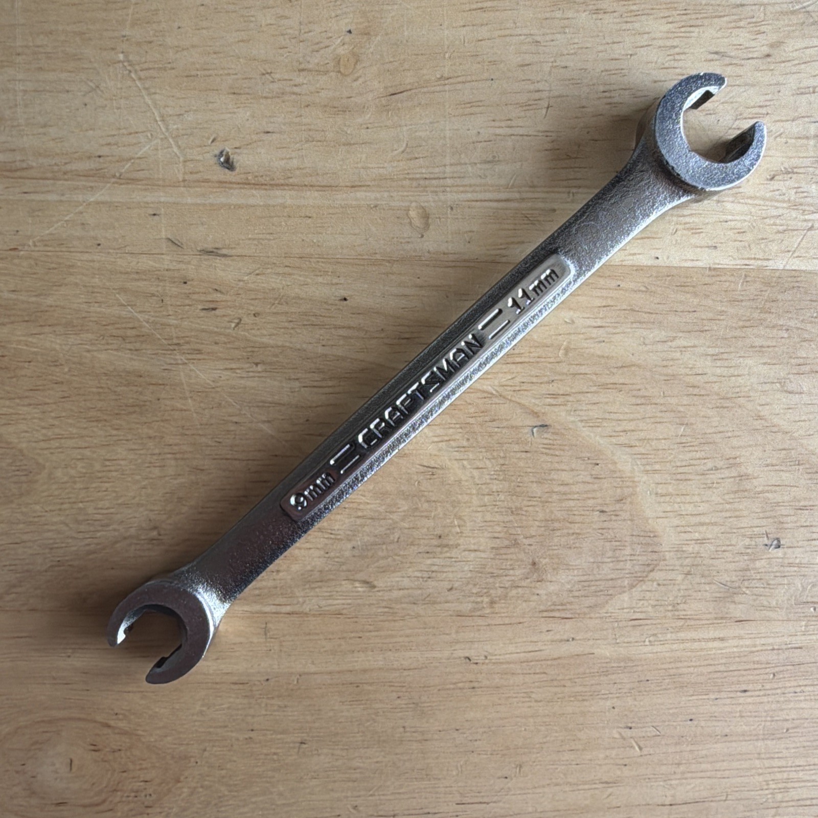 Craftsman 9mm x 11mm Double Flare Nut Line Wrench VV Series 44175 USA READ!